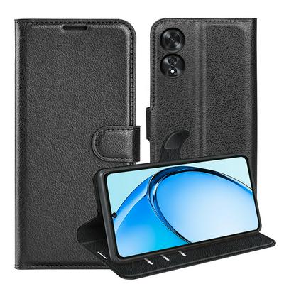 For Oppo A60 4G Pattern Single Folded Edge Folio Flip Leather Wallet Phone Case