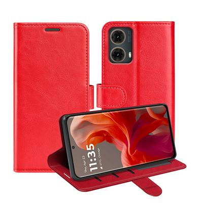 For Motorola Moto G85 5G Pattern Single Folded Edge Folio Flip Leather Wallet Phone Case