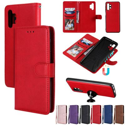 For Samsung Galaxy A32 5G Solid Color Detachable 2 in 1 Strong Magnetic PU Leather Phone Case