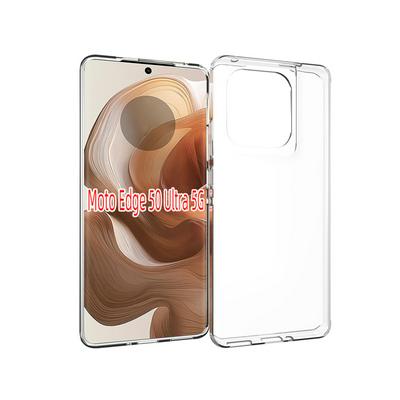 For Motorola Edge 50 Ultra Transparent Shockproof Scratch Resistant Soft TPU Back Cover Case