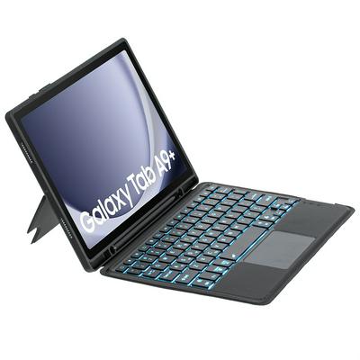TA09B-AS is suitable for Samsung Tab A9 Plus 11 inch X210/X215/X215 with pen slot, horizontal and vertical screen, touch backlight, detachable Bluetooth keyboard case