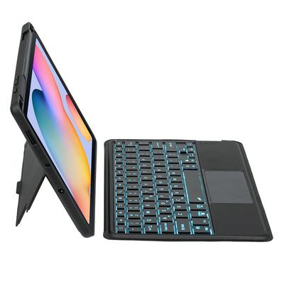 T610B-AS is suitable for Samsung Tab S6 lite 10.4-inch P610 615 (2022 universal) with pen slot, horizontal and vertical screen, touch backlight, detachable Bluetooth keyboard case