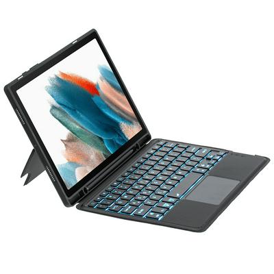 TA08B-AS is suitable for Samsung Tab A8 10.5 X205 X200 with pen slot, horizontal and vertical screen, touch backlight, detachable Bluetooth keyboard case