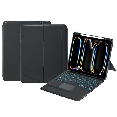 T14B-AS is suitable for iPad Pro 13 2024 hinge split touch backlit Bluetooth keyboard case