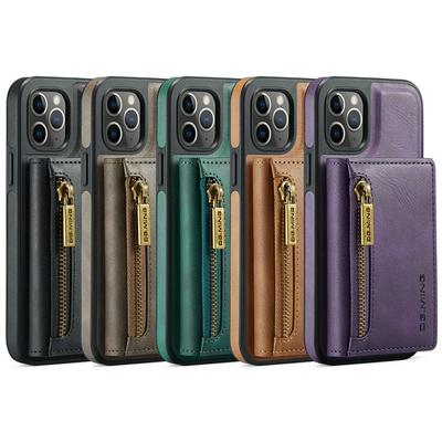 DG.MING M5 Series For iPhone 11 Pro Case Detachable Magnetic Leather Phone Protector with Card Slots