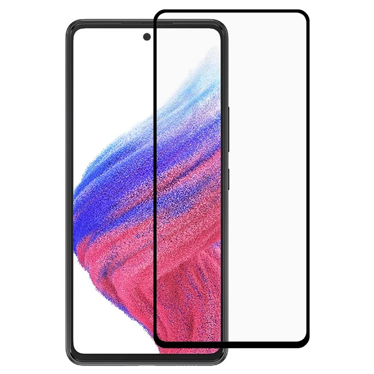 Samsung Galaxy A53 0.26mm 2.5D Anti-fingerprint Screen Protector Full Covering Sensitive Touch High Aluminium-silicon Glass Film