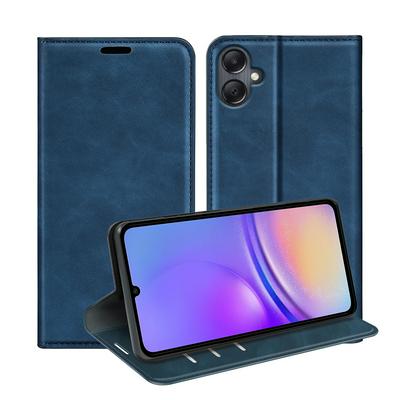  For Samsung Galaxy A06 Skin Feel Magnetic Attraction Flip Leather Wallet Case with Card Slot and Stand