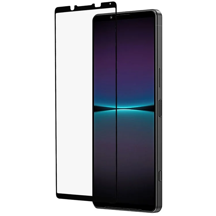 Sony Xperia 1 IV 2.5D Anti-fingerprint Screen Protector Full Covering Sensitive Touch High Aluminium-silicon Glass Film