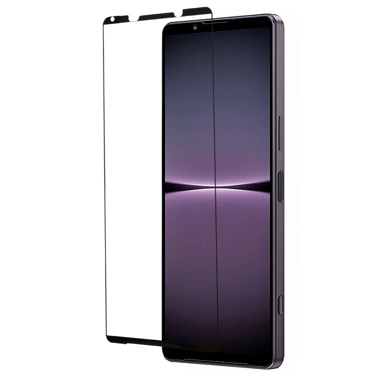 Sony Xperia 1 V 2.5D Anti-fingerprint Screen Protector Full Covering Sensitive Touch High Aluminium-silicon Glass Film