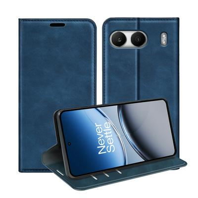  For Oneplus Nord 4 Skin Feel Magnetic Attraction Flip Leather Wallet Case with Card Slot and Stand