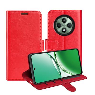 For Oppo Reno 12 F 5G/12 F 4G/12 FS 5G R64 Pattern Single Folded Edge Folio Flip Leather Wallet Phone Case