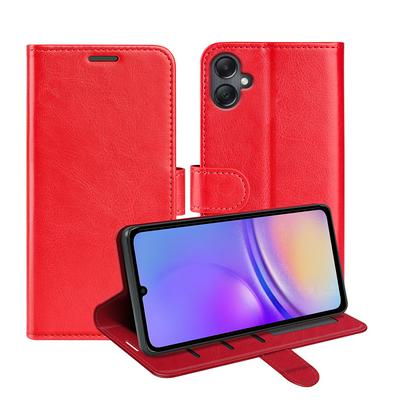 For Samsung Galaxy A06 R64 Pattern Single Folded Edge Folio Flip Leather Wallet Phone Case