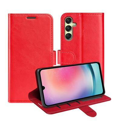 For Samsung Galaxy A16 R64 Pattern Single Folded Edge Folio Flip Leather Wallet Phone Case