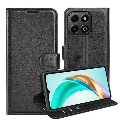 For Honor X6b Pattern Single Folded Edge Folio Flip Leather Wallet Phone Case