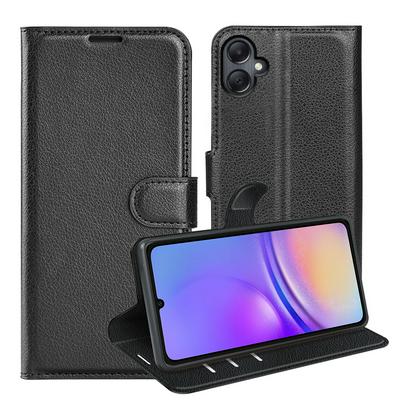 For Samsung Galaxy A06 Pattern Single Folded Edge Folio Flip Leather Wallet Phone Case