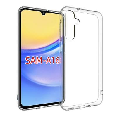 For Samsung Galaxy A16 Transparent Shockproof Scratch Resistant Soft TPU Back Cover Case