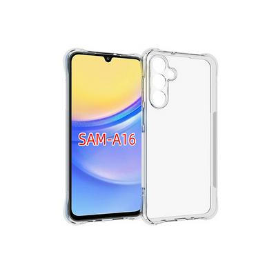 Samsung Galaxy A16 Anti-Fingerprint Non-Slip Waterproof Four Corners Shockproof Transparent Soft TPU Back Cover Protective Case