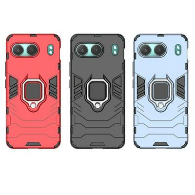 For OnePlus Nord 4 Black Panther 2 in 1 Detachable Magnetic Attraction Shockproof with Stand Hard PC + Soft TPU Back Cover Case