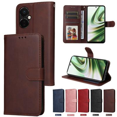 For Oneplus Nord CE 3 / Oppo K11 5G Maverick Pattern Solid Color PU Leather + TPU Wallet Phone Case