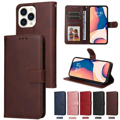 For iPhone 14 Pro Max Maverick Pattern Solid Color PU Leather + TPU Wallet Phone Case