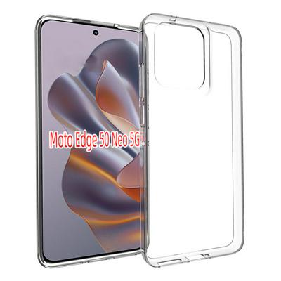 For Motorola Edge 50 Neo Transparent Shockproof Scratch Resistant Soft TPU Back Cover Case