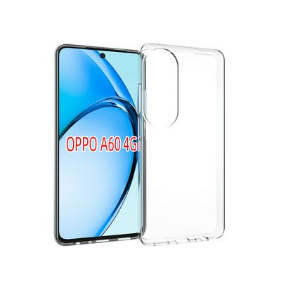 For Oppo A60 4G Transparent Shockproof Scratch Resistant Soft TPU Back Cover Case
