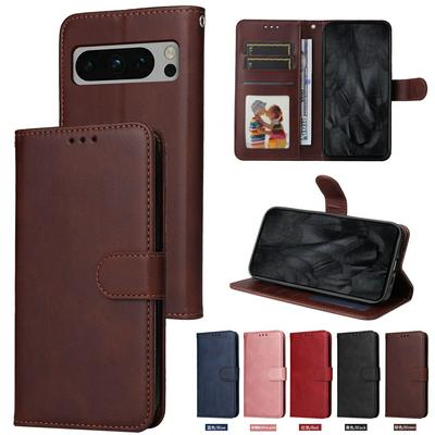 For Google Pixel 8 Pro Maverick Pattern Solid Color PU Leather + TPU Wallet Phone Case