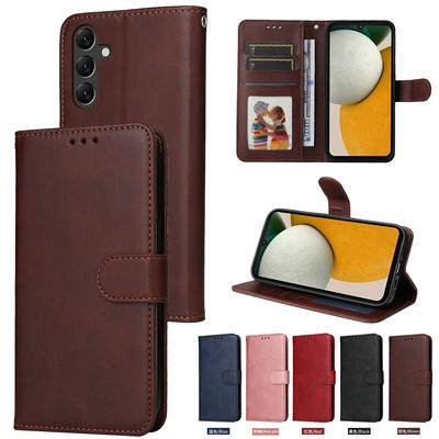 For Samsung Galaxy A15 Maverick Pattern Solid Color PU Leather + TPU Wallet Phone Case