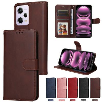 For Xiaomi Redmi Note 12 Pro Plus 5G Maverick Pattern Solid Color PU Leather + TPU Wallet Phone Case