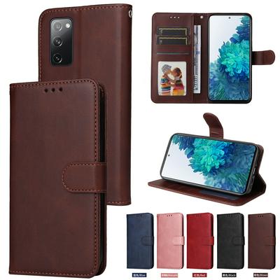 For Samsung Galaxy S20 FE Maverick Pattern Solid Color PU Leather + TPU Wallet Phone Case