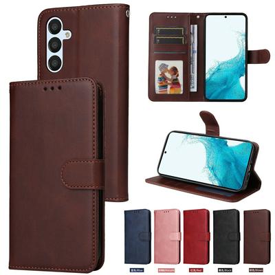 For Samsung Galaxy A54 5G Maverick Pattern Solid Color PU Leather + TPU Wallet Phone Case