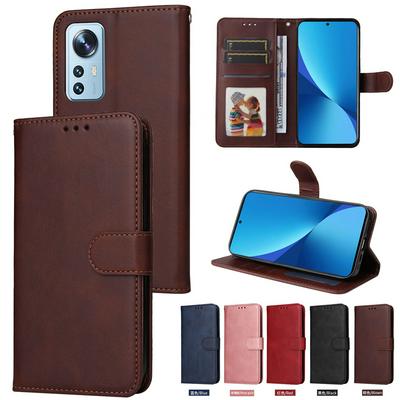 For Xiaomi 12 Lite Maverick Pattern Solid Color PU Leather + TPU Wallet Phone Case