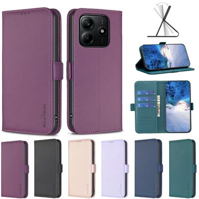 BINFEN COLOR BF31 For Xiaomi Redmi Note 14 5G Case PU Leather+TPU Magnetic Stand Wallet Phone Cover