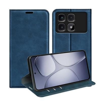 For Xiaomi Redmi K70 Ultra Skin Feel Magnetic Attraction Flip Leather Wallet Case with Card Slot and Stand