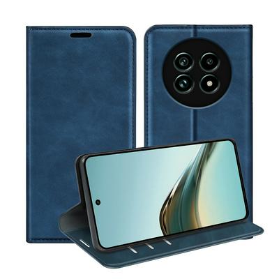 For Oppo Realme 13 Pro/13 Pro Plus Skin Feel Magnetic Attraction Flip Leather Wallet Case with Card Slot and Stand