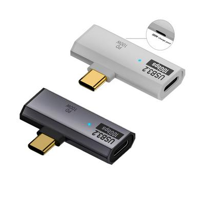 Type C male to 2 Type C female USB3.2/10Gbps data OTG Converter PD 100W Charging Adapter