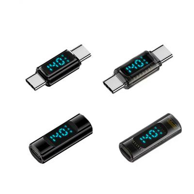 For Type C to Type C Adapter current limiting protecion PD 140W with digital Display 40Gbps data transmission