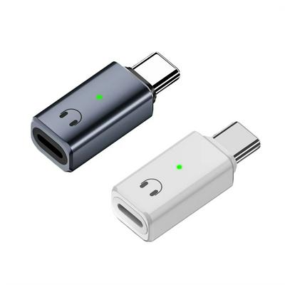 USB-C Male to 8-Pin Female Adapter Converter Audio Headphone Extension Connector