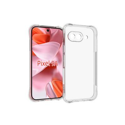 For Google Pixel 9A Anti-Fingerprint Non-Slip Four Corners Shockproof Transparent Soft TPU Back Cover Case