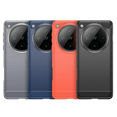 For Oppo Find X8 Pro Carbon Fiber Drawing Series Scratch Resistant Shock Absorption Soft TPU Back Cover Case