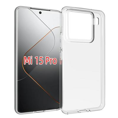For Xiaomi 15 Pro Transparent Shockproof Scratch Resistant Soft TPU Back Cover Ca