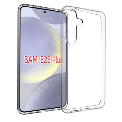 For Samsung Galaxy S25 Plus Transparent Shockproof Scratch Resistant Soft TPU Back Cover Case