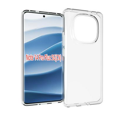 For Xiaomi Redmi Note 14 Pro Plus Transparent Shockproof Scratch Resistant Soft TPU Back Cover Case