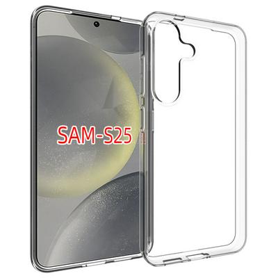 For Samsung Galaxy S25 Transparent Shockproof Scratch Resistant Soft TPU Back Cover Case