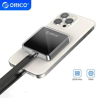 ORICO Magnetic 2230 M.2 NVMe SSD EnclosureC External Adapter for iPhone 15 Pro Max ProRes MacBook 10Gbps M.2 to USB Type