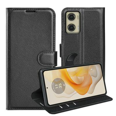 For Motorola Moto G Stylus 5G 2024 Pattern Single Folded Edge Folio Flip Leather Wallet Phone Case