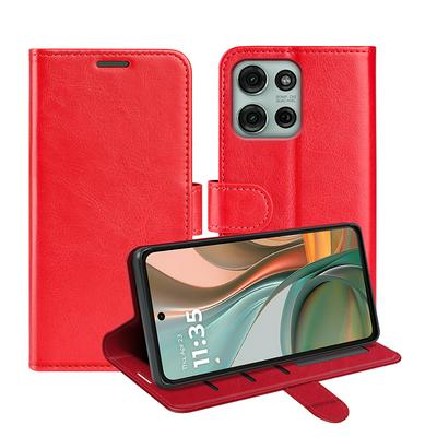 For Motorola Moto G75 5G R64 Pattern Single Folded Edge Folio Flip Leather Wallet Phone Case