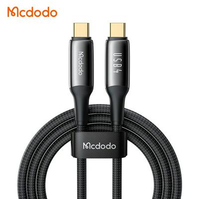 Mcdodo CA-2990 Nylon Braid USB 4 Thunderbolt 3 40Gb/s PD3.1 240W 8K Video Display Port HBR3 Cable For ipad pro m4 13 11 iphone 15 16