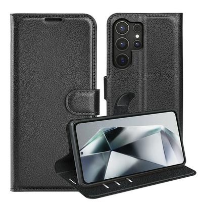 For Samsung Galaxy S25 Ultra Pattern Single Folded Edge Folio Flip Leather Wallet Phone Case