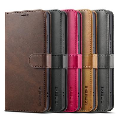 LC.IMEEKE For Xiaomi Redmi Note 13 Pro Plus Magnetic Button Calf pattern PU Leather + TPU Wallet Phone Case